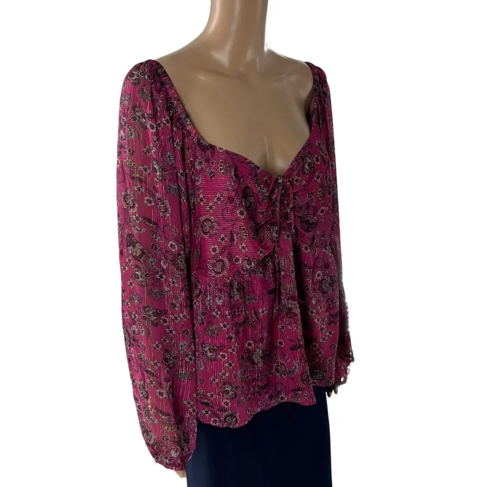 LOFT pink floral